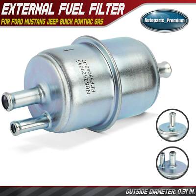 Fuel Complete In-Line Filter 4BBL for Ford Mustang Jeep Cherokee Buick Pontiac