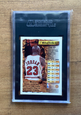 マイケル・ジョーダン TOPPS Finest 93-94 Michael Jordan 1993-94 Topps Finest #1 SGC Graded 6 Chicago