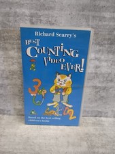 Richard Scarry's Best Counting Video Ever VHS Movie Video Cassette Tape