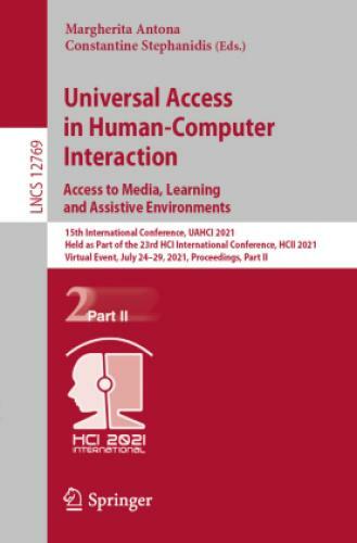Thumbnail - Universal Access In Human-computer Interaction. Access To Media,