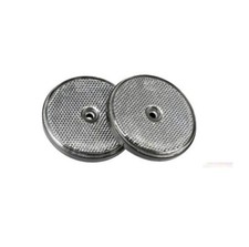 CATADIOTTRO CATARIFRANGENTI Ø72 ROULOTTE CAMPER CARRELLI CARAVAN ROTONDO BIANCO