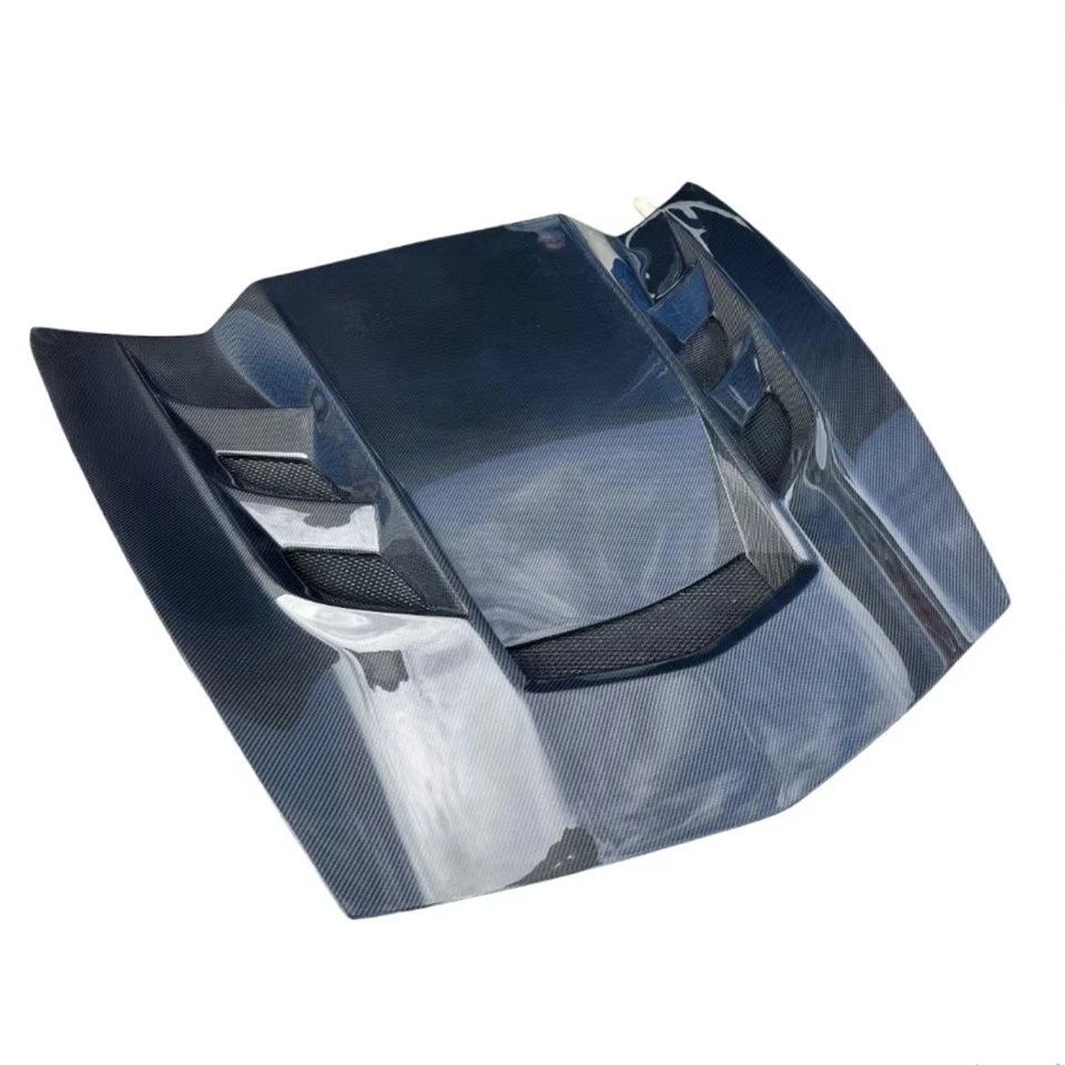 Para Corvette C7 14-19 | ZR1 FIBRA DE CARBONO Capucha Extractor Ventilado Parachoques Delantero Foto 3 de 4