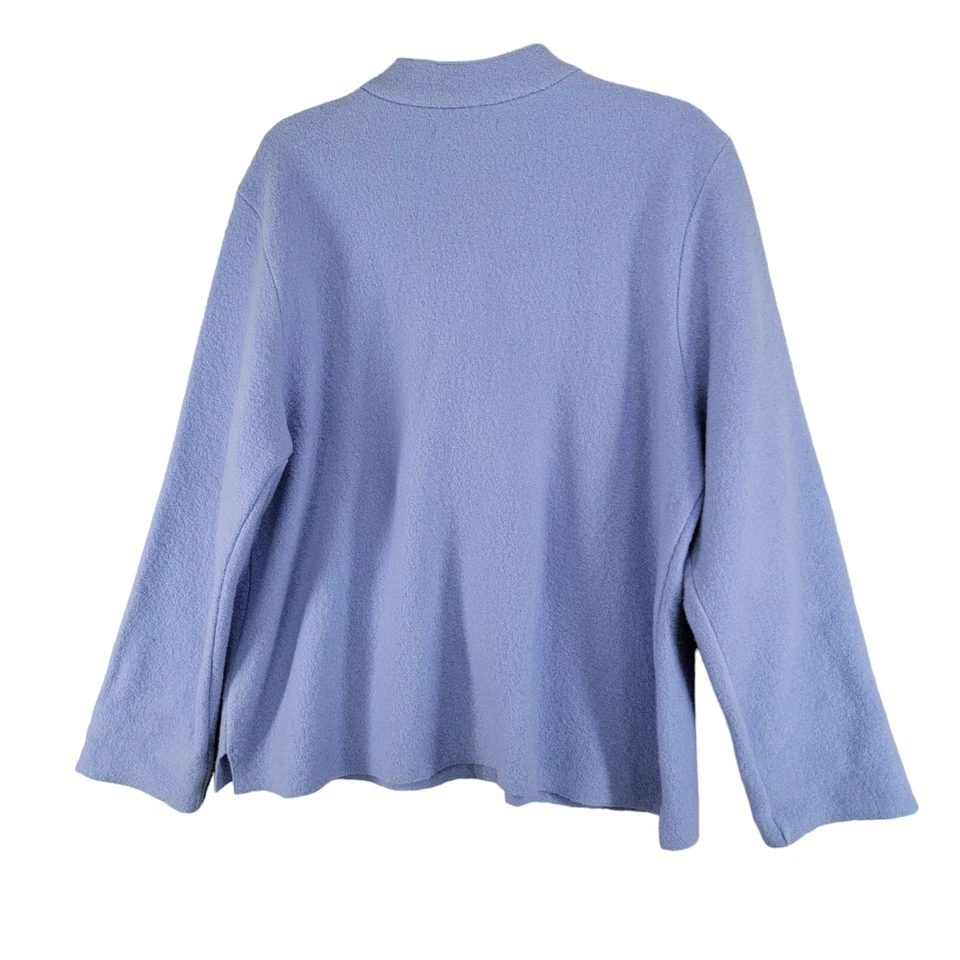 Jillian Jones Cárdigan Suéter Chaqueta Azul Lana Talla L Chaqueta Foto 4 de 4