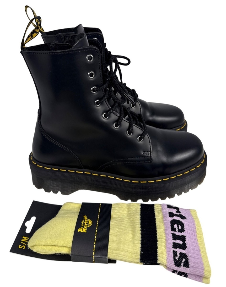 靴 Dr.Martens JADON LTT 10 EYE BOOT Dr. Martens Jadon Boot - Black | Journeys