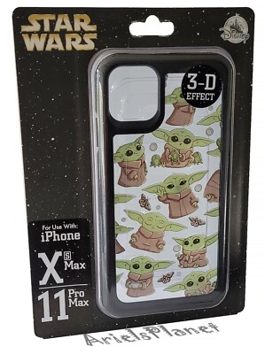 Disney Parks Star Wars Mandalorian & Grogu 3-D iPhone Xs Max / 11 Pro Max Cover