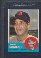 1963 Topps #072 Johnny Romano Indians EX *2091