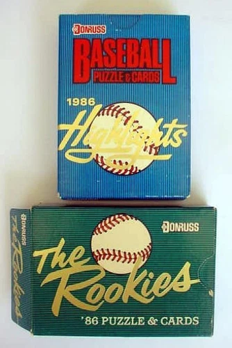 1986 Donruss The Rookies set & Highlights Factory Sealed Bo Jackson Bonds Jose