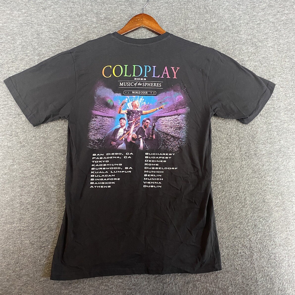 Coldplay Music Of The Spheres 2023 World Tour T-Shirt Gift