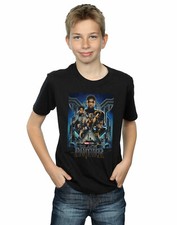 Marvel Studios Niños Black Panther Poster Camiseta