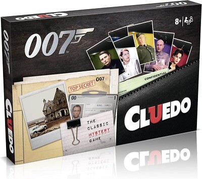 WINNING MOVES JAMES BOND 007 CLUEDO MYSTERY BRETTSPIEL SPIEL MIT BOND NEU