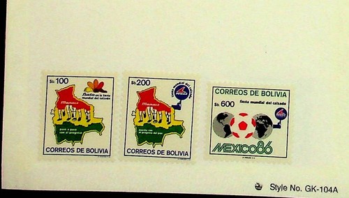 BOLIVIEN SC 709-11 NH AUSGABE 1984 - FUSSBALL WM