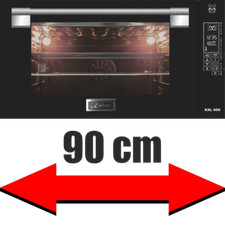 Elektro backofen 90cm Autark- 105L Kaiser EH 9309 Schwarzes Glas Edelstahl 