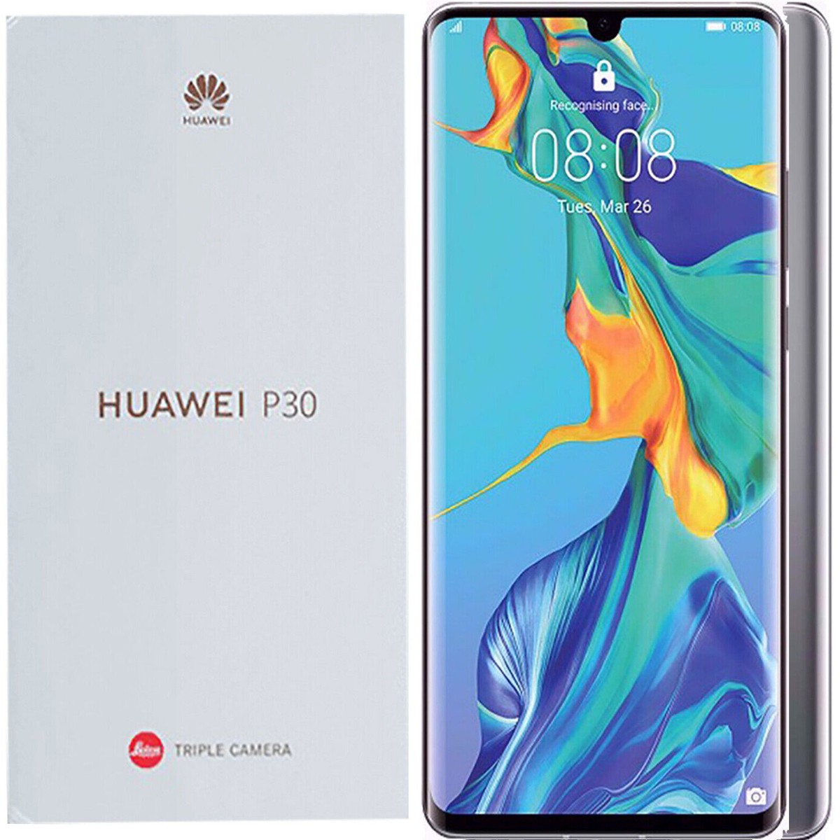 Huawei P30 ram 8gb/256gb sim フリー Huawei P30 4G/LTE New Edt. Silver 256GB + 8GB Dual-SIM