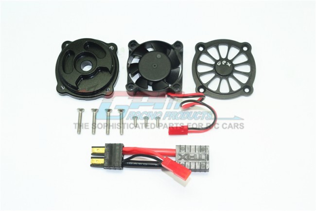GPM-UDR018FAN-BK Unlimited Desert Racer Aluminum Motor Cooler With Fan -11