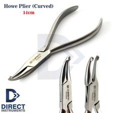 Orthodontic Howe Plier Curved Dental Utility Posterior Arch Wire Bending Holding