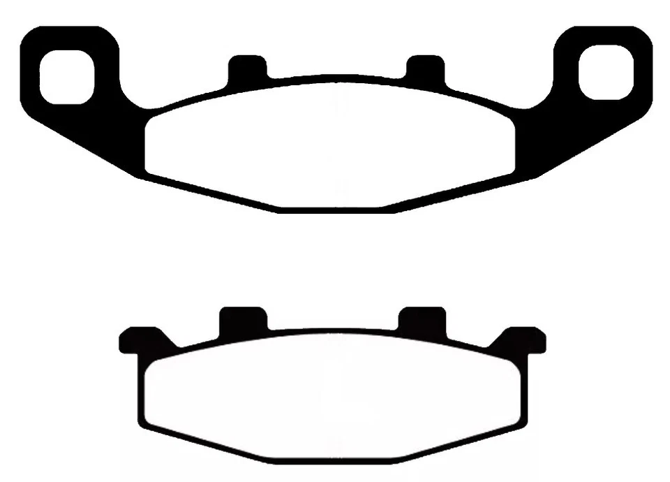 EBC Plaquettes de Frein Disque Avant Pour KAWASAKI ER5 1997-2000 (NAO) - Photo 4/4