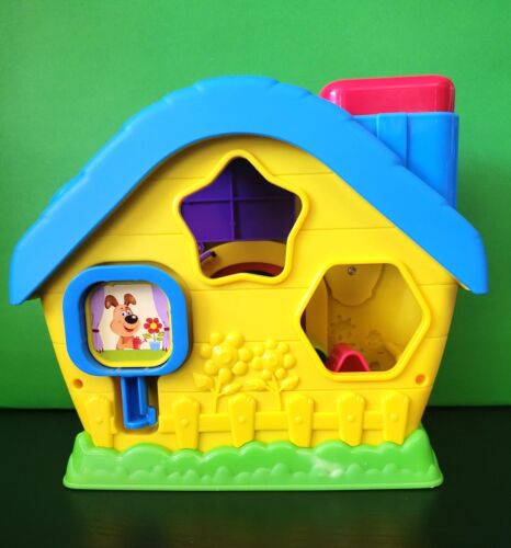 Hap-P-Kid Little Learner Playhouse Shape Sorter Toddler Baby Toys Shapes - Picture 4 of 5