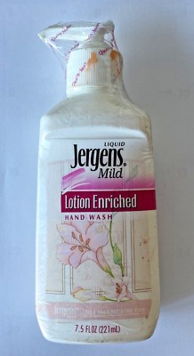 Vintage Jergens Mild HAND WASH 7.5 Fl. Oz. NOS 1994 USA Made Movie TV Prop