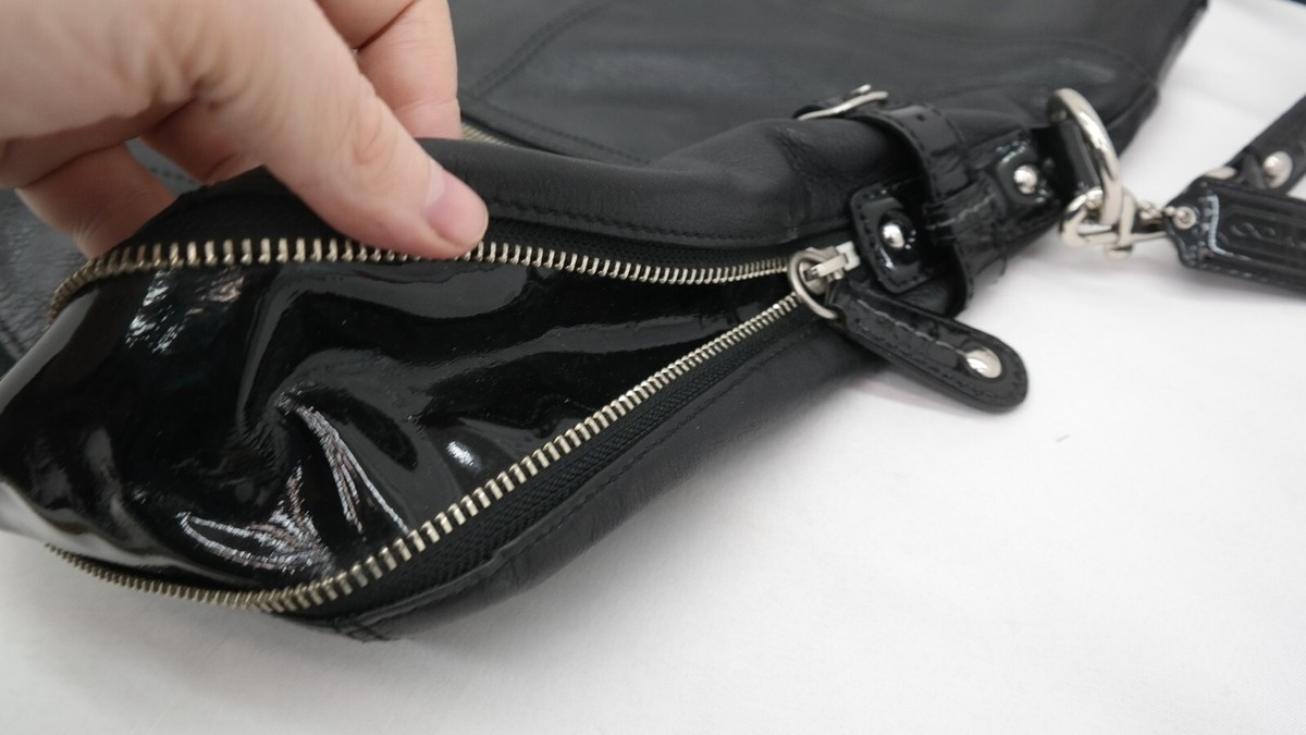 COACH ハンドバッグ VINTAGE Coach Bonnie Leather Foldover Tote Bag M873 13380 | eBay