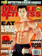 Muscle & Fitness Magazine  Arnold's Mass Plan & Fittest College Mar 2005 110922R
