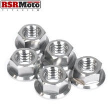 BMW S1000RR HP4 S1000R S1000XR Écrous Pignon Titane, 2009-2023, Tous Modèles