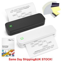 Phomemo Wireless A4 Thermal Printer Bluetooth Portable Inkless Printer Home LOT