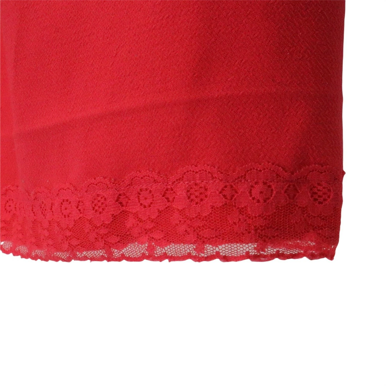 Abito rosso senza maniche Kate Spade 2 tasche dietro bottoni taglia 0 girocollo