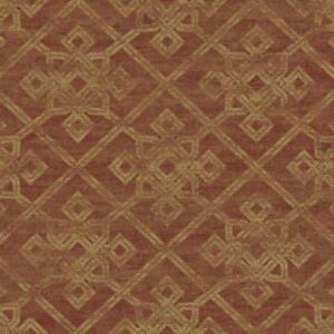 AD1288 Metallic Gold Geometric On Copper Red York ...