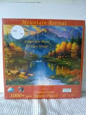 Mountain Retreat 1000 Piece Jigsaw Puzzle 27x35 NEW/SEALED