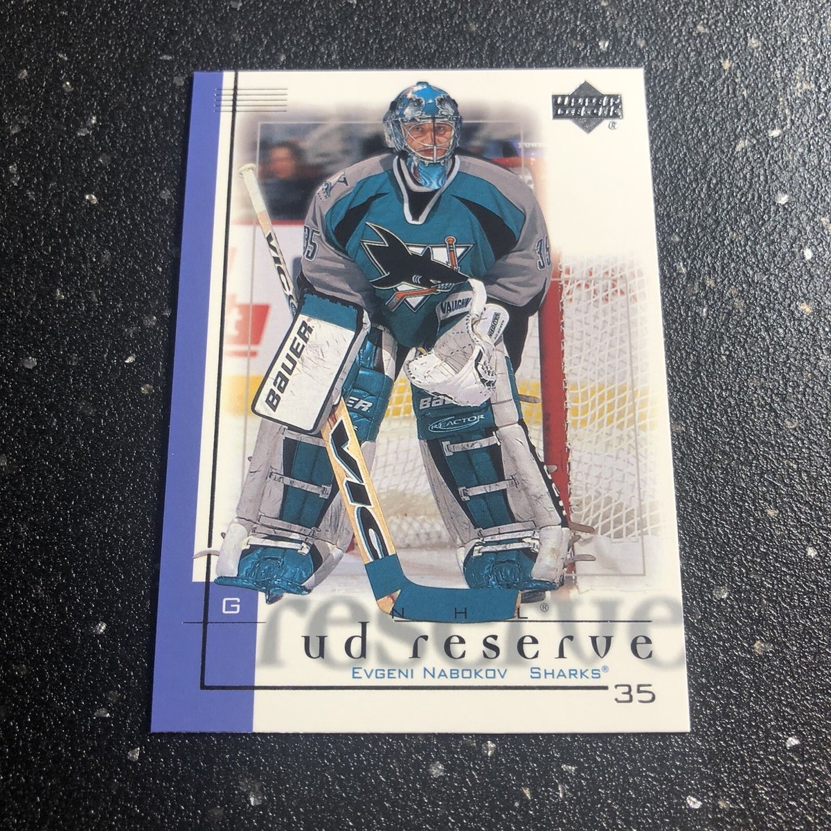 Nhl Hockey Evgeni Nabokov Jersey Sharks Custom Evgeni Nabokov