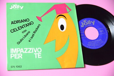 Celentano Impazzivo Per Te EP 4 Songs 1960 EX 7 Zoll Flipback Cover Edition!