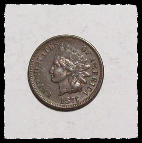 1875 INDIAN HEAD CENT Better Date XF #31C87