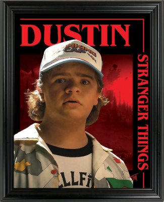 Dustin Stranger Things Framed Art Photo by Thomas Maxwell