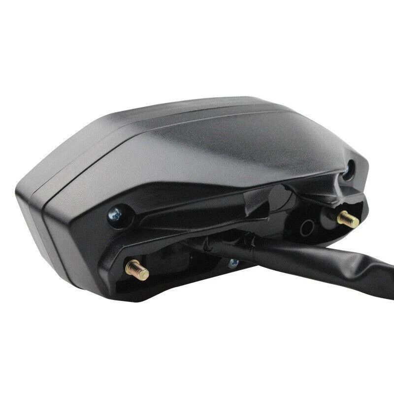 Scooter Universal Motorcycle LED Cylinder Speedometer LCD Digital Odometer Guage - Image 3 of 4