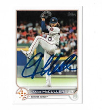 Houston Astros LANCE MCCULLERS  Signed 2022 Topps Card #637
