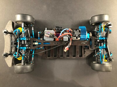 Tamiya 1-10TH TB Evolution 5 Carbon Fiber Chassis RTR With
