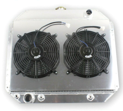 4Row Radiator+Shroud+Fan For 78-79 Bronco / 68-79 Ford F100 F150 F250 F350