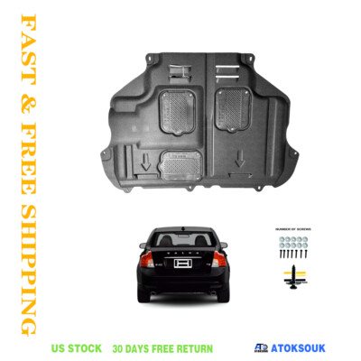 For 2008-2011 Volvo S40 Under Engine Lower Cover Splash Shield Mud Guard Board