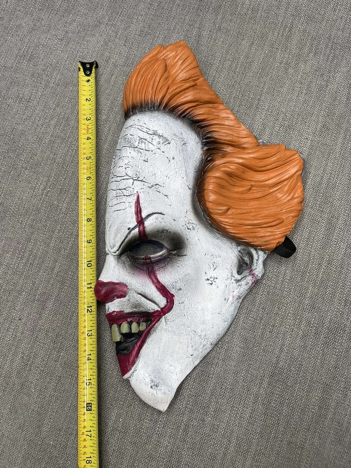Máscara Pennywise It Película Payaso de Terror Adulto Hombre 3/4 para Disfraz de Halloween Foto 4 de 4