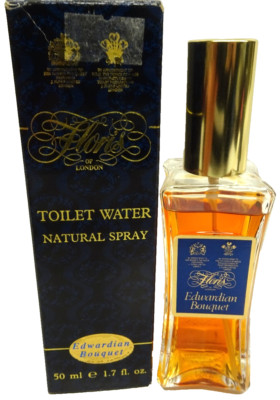 Floris London EDWARDIAN BOUQUET toilet water spray 1.7 fl oz new boxed NATURAL
