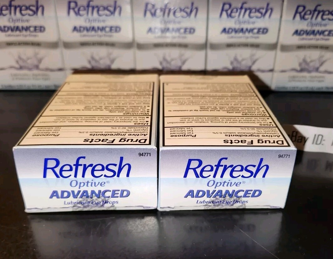 EXP 01/2027+! 2 Box Lot TWIN PACK Refresh OPTIVE ADVANCED (4×10mL