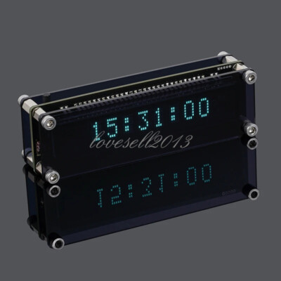VFD Clock Vacuum Fluorescent Display WIFI Timing Automatic Calibration NEW