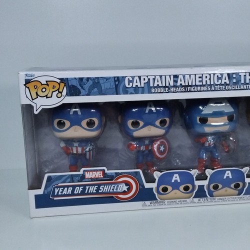 Funko Pop! Marvel Captain America Through the Ages 5 Pack - Picture 2 of 11