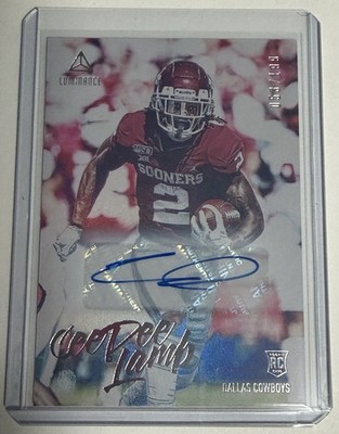 2020 Panini Luminance Rookies CeeDee Lamb #105 Autographs /199 (AU, RC)