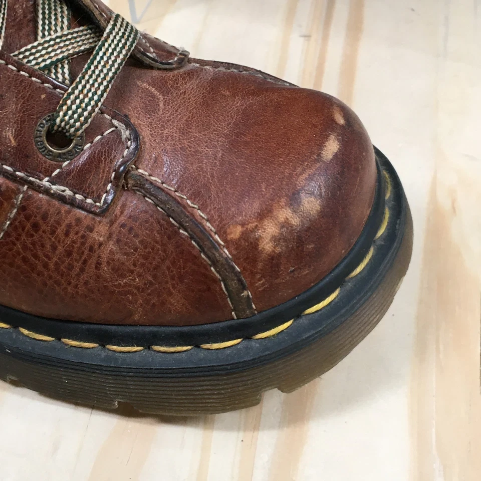 Zapatos Oxford Dr Martens para Hombres 5 Mujeres 6 Gruesos con Cordones 10447 Marrón SIN PLANTILLAS Foto 4 de 4