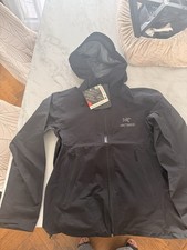 Arc'teryx Veste imperméable Gore‑Tex Pro avec capuche randonnée homme M Noir