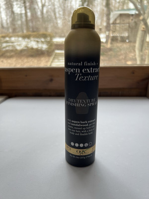 Ogx Natural Finish Aspen Extract Texture Dry Texture Finishing Spray 8 oz New