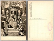 Bergamo Italy Madonna Child Saints Postcard