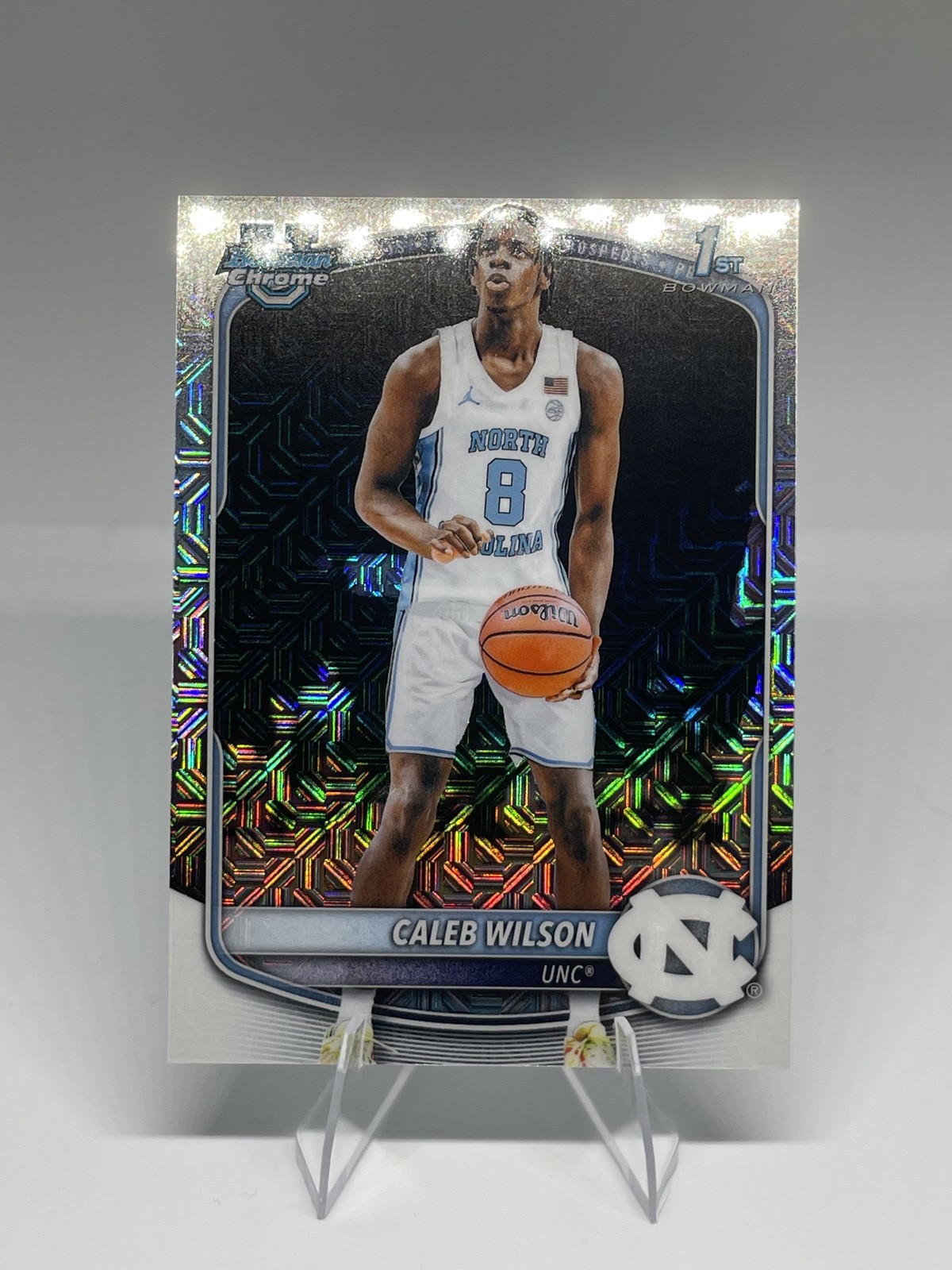 2025-26 Bowman - Chrome Prospects Caleb Wilson #BCP-83 Mojo Refractor (RC)