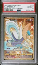 Cresselia (Secret) 228/203 SWSH07: Evolving Skies Holo PSA 10 on eBay